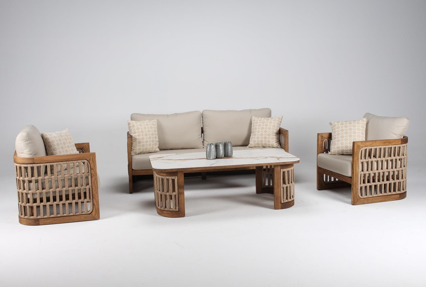 Houten loungeset