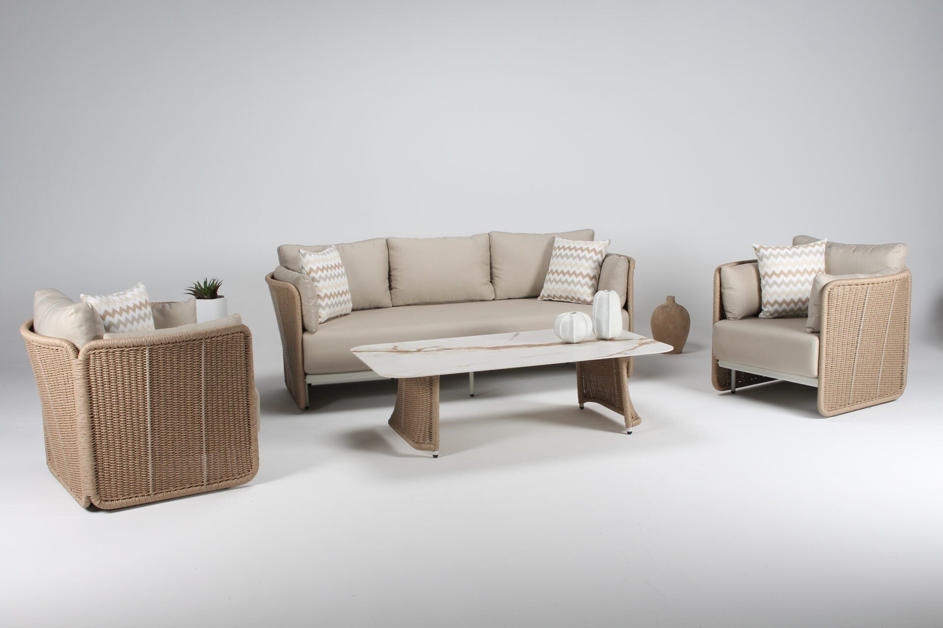 Aztec Aluminium Loungeset